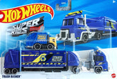 Hot Wheels Super Rigs Trash Basher With 1 Hot Wheels 1:64 Scale Truck for Ages 3 Years Old&Up (JDJ59)